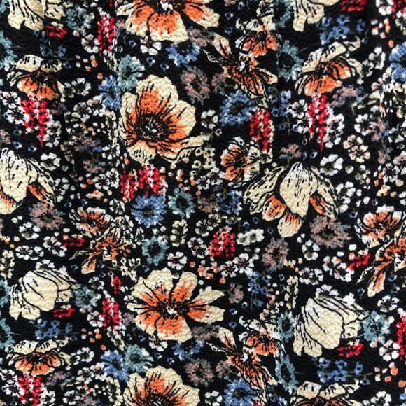 Knox Rose Floral Boho Long Sleeve Blouse Small - Picture 4 of 10